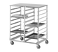 Channel CTR1520 44"W 36 Tray Cafeteria Tray Rack W/ 5" Bottom Load Slides-cityfoodequipment.com