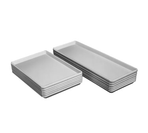 Channel D1826-W Display Storage Tray W/ Reinforced Front & Side Edges, White-cityfoodequipment.com