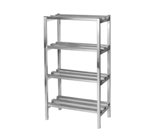 Channel DR2054-4 54" Heavy-Duty Shelving Unit W/ 2500 Lb Capacity, Aluminum-cityfoodequipment.com