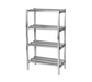 Channel DR2460-4 60" Heavy-Duty Shelving Unit W/ 2500 Lb Capacity, Aluminum-cityfoodequipment.com