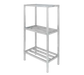Channel ED2036-3 36" Heavy-Duty Shelving Unit W/ 2200 Lb Capacity, Aluminum-cityfoodequipment.com