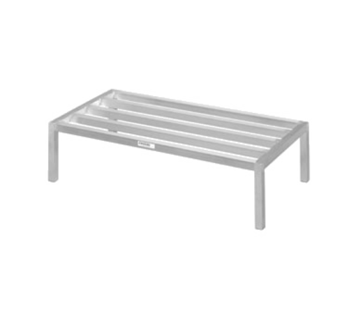 Channel ED2060 60" Stationary Dunnage Rack W/ 2200 Lb Capacity, Aluminum-cityfoodequipment.com