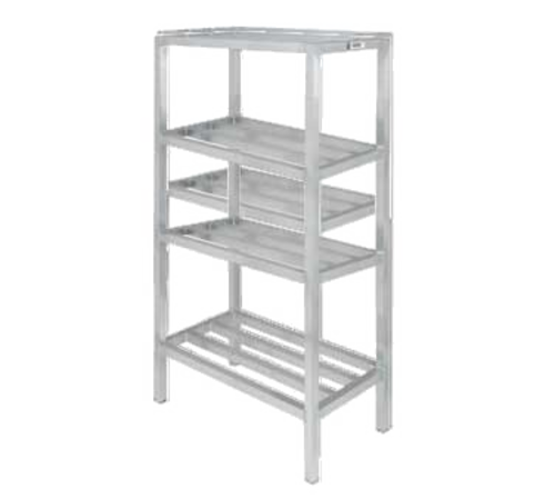Channel ED2060-4 60" Heavy-Duty Shelving Unit W/ 2200 Lb Capacity, Aluminum-cityfoodequipment.com