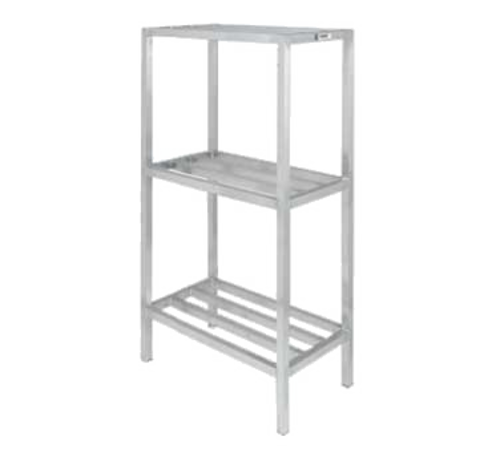 Channel ED2448-3 48" Heavy-Duty Shelving Unit W/ 2200 Lb Capacity, Aluminum-cityfoodequipment.com