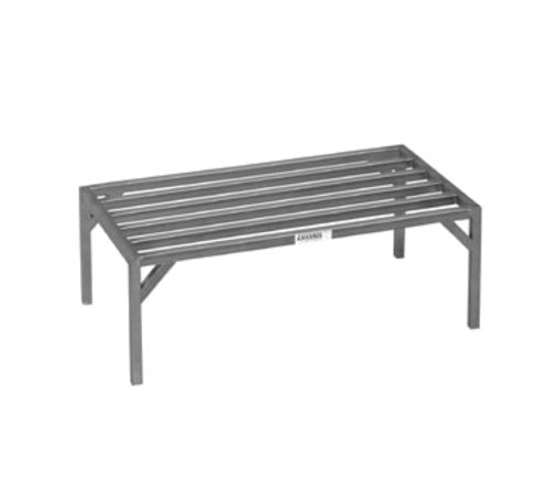 Channel ES2024 24" Stationary Dunnage Rack W/ 4000 Lb Capacity, Stainless Steel-cityfoodequipment.com