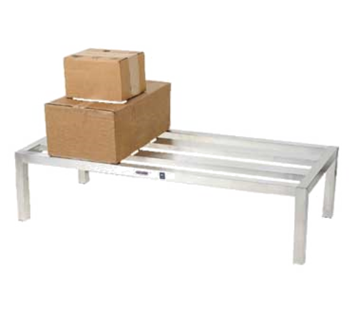 Channel HD2436 36" Stationary Dunnage Rack W/ 2500 Lb Capacity, Aluminum-cityfoodequipment.com