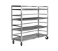 Channel MC2472-2 Queen Mary Cart - 2 Levels, 2000 Lb. Capacity, Aluminum, Removable Shelving-cityfoodequipment.com