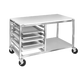 Channel MW245/P 48"W 5 Sheet Pan Rack W/ 5" Bottom Load Slides-cityfoodequipment.com
