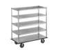 Channel QMA2860-4 Queen Mary Cart - 4 Levels, 2000 Lb. Capacity, Aluminum, Marine Edges-cityfoodequipment.com