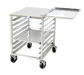 Channel RG101 Front Loading Slicer Stand W/ 8 Pan Capacity & 3" Spacing, Aluminum-cityfoodequipment.com