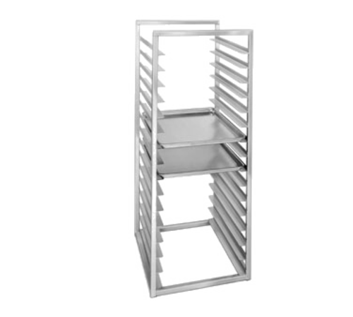 Channel RIR-16KD 51" Insert Rack W/ (16) Pan Capacity - Open Sides, Aluminum-cityfoodequipment.com