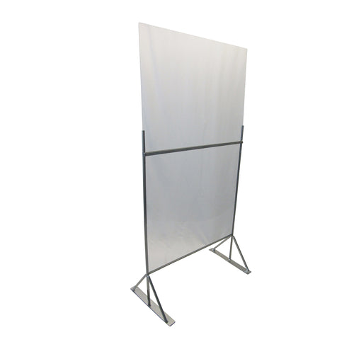 Channel SDDF-3670 Social Distancing Divider - 36"W X 70"H, Acrylic W/ Aluminum Frame-cityfoodequipment.com