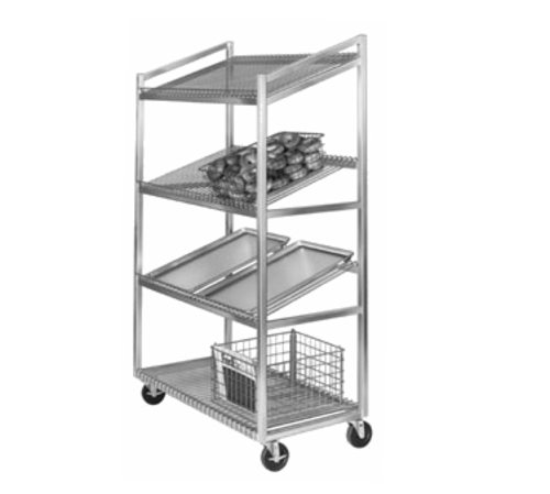 Channel SORT-4 47"W 4 Sheet Pan Rack W/ 16 1/2" Bottom Load Slides-cityfoodequipment.com