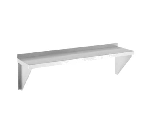 Channel SWS1224 Solid Wall Mounted Shelf, 24"W X 12"D, Stainless-cityfoodequipment.com