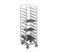Channel T438A 21"W 30 Tray Cafeteria Tray Rack W/ 4" Bottom Load Slides-cityfoodequipment.com
