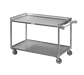 Channel TDC2953A-3 36" Utility Tray Delivery Truck W/ 3 Shelf Capacity, 53x29", Aluminum-cityfoodequipment.com