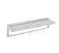 Channel TWS1836 Tubular Wall Mounted Shelf, 36"W X 18"D, Aluminum-cityfoodequipment.com