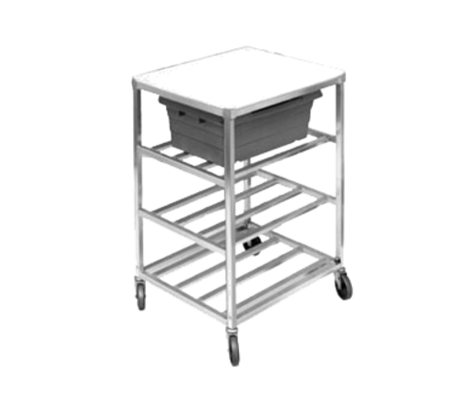 Channel ULR3 Universal Lug Rack W/ 3 Shelf & 9 1/2" Spacing, Aluminum-cityfoodequipment.com