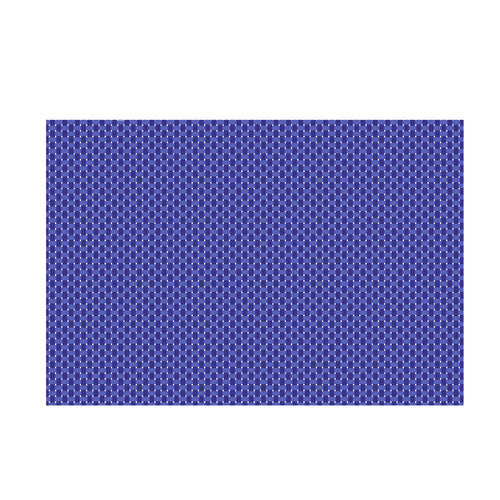 Ritz 64805 Rectangular Polyester Placemat - 13" X 19", Cobalt-cityfoodequipment.com