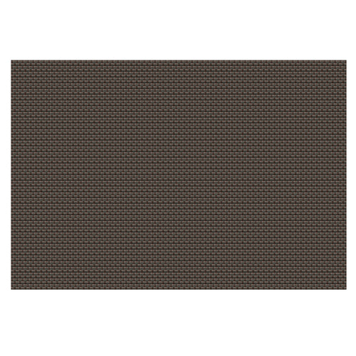 Ritz 64902 Rectangular Polyester Placemat - 13" X 19", Brown/black/silver-cityfoodequipment.com
