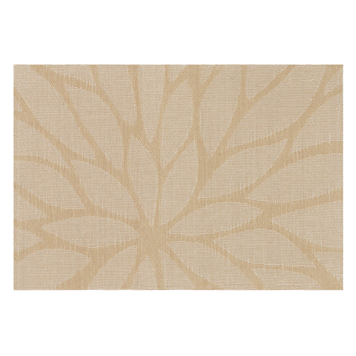 Ritz 64915 Rectangular Polyester Placemat - 13" X 19", Taupe-cityfoodequipment.com