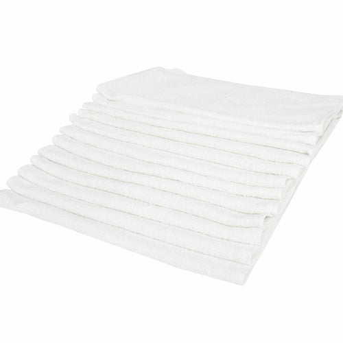 Chef Revival BMP-21 White Plain Terry Cloth Bar Towel, 16" X 19"-cityfoodequipment.com