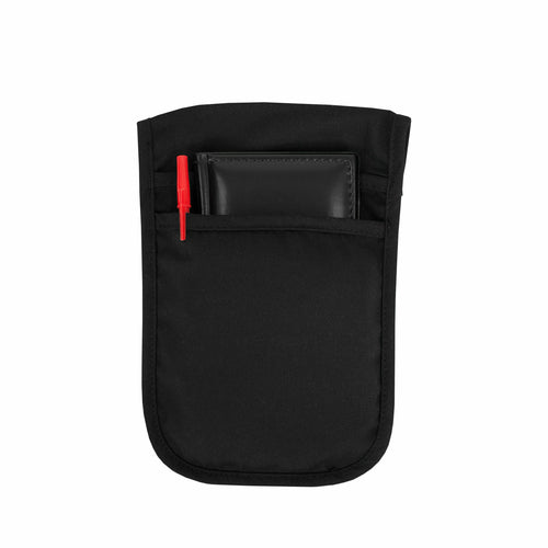 Chef Revival CL2PSPOUCHBK-1 2 Pocket Pouch Apron - 7 1/2" X 12", Polyester, Black-cityfoodequipment.com
