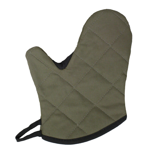 Ritz CL2PX10BETF-1 10 1/2" Oven Mitt - Pyrotex, Beige/black-cityfoodequipment.com