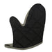 Chef Revival CL2PX10BKBK 10 1/2" Conventional Oven Mitt - Wrist Length, Black/beige-cityfoodequipment.com