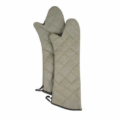 Chef Revival CL2PX24ELBETF-1 24" Conventional Oven Mitt - Pyrotex®, Beige/black-cityfoodequipment.com