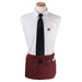 Chef Revival CL3PWACBG-1 3 Pocket Waist Apron - 25" X 11", Polyester, Burgundy-cityfoodequipment.com