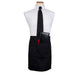 Chef Revival CL3PWACELBK-1 3 Pocket Waist Apron - 26" X 18 1/2", Polyester, Black-cityfoodequipment.com