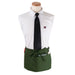 Chef Revival CL3PWACHG-1 3 Pocket Waist Apron - 25" X 11", Polyester, Hunter Green-cityfoodequipment.com