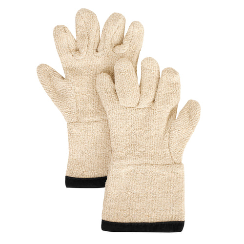 Chef Revival CLGLT23BE-1 13" Oven Glove - Cotton Terry, Beige-cityfoodequipment.com