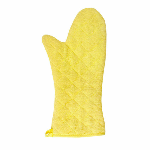 Chef Revival CLKOMS6YLYL-1 16" Conventional Oven Mitt W/ Silicone Lining - Kevlar®, Yellow-cityfoodequipment.com