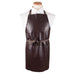 Chef Revival CLVA-1 Bib Apron - 26" X 28", Vinyl, Brown-cityfoodequipment.com
