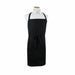 Chef Revival CLWBABK-1 Bib Apron - 36" X 34", Cotton/poly, Black-cityfoodequipment.com