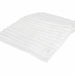 Chef Revival HBMR-21 White Ribbed Terry Cloth Bar Towel, 16" X 19"-cityfoodequipment.com