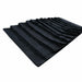 Chef Revival HBMRBK Black Ribbed Terry Cloth Bar Towel, 16" X 27"-cityfoodequipment.com