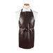 Chef Revival VA Bib Apron - 26" X 28", Vinyl, Brown-cityfoodequipment.com