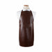 Chef Revival VAHD Heavy Duty Bib Apron - 26" X 28", Vinyl, Brown-cityfoodequipment.com