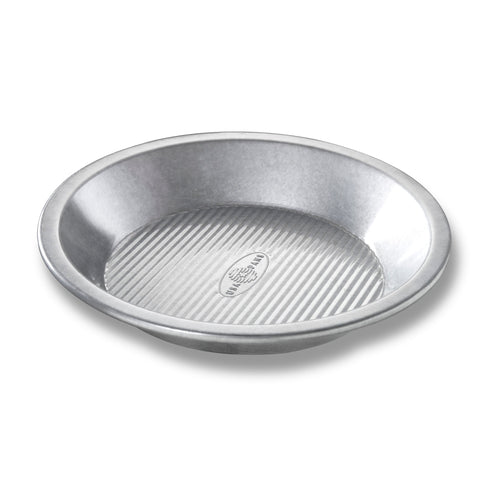 USA Pan 23100 9" Pie Pan, 1 1/2" Deep, AMERICOAT Glazed 22 Ga Aluminized Steel-cityfoodequipment.com