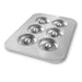 USA Pan 25200 6 Section Doughnut Pan - 11 1/8" X 15 3/4", Aluminized Steel-cityfoodequipment.com