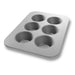 USA Pan 26500 6 Section Pecan Roll/muffin Pan - 11 1/8" X 15 3/4", Aluminized Steel-cityfoodequipment.com