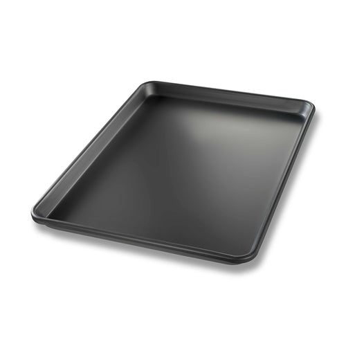 Chicago Metallic 40954 1/2 Half Size Bun / Sheet Pan - 17 3/4" X 12 7/8", 14 Gauge Aluminum, Hardcoat-cityfoodequipment.com