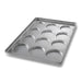 Chicago Metallic 41005 Burger Bun Pan, Makes (12) 5" X 4 3/4" X 1/2" Buns, AMERICOAT Glazed 22 Ga Aluminized Steel-cityfoodequipment.com
