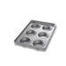 Chicago Metallic 41006 Burger Bun Pan, Makes (6) 4 1/10" X 3 4/5" X 1 1/10" Buns, AMERICOAT Glazed 22 Ga Aluminized Steel-cityfoodequipment.com