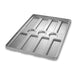 Chicago Metallic 41053 Hoagie Roll Pan, Makes (8) 10" X 3" Rolls, AMERICOAT Glazed 22 Ga. Aluminized Steel-cityfoodequipment.com