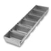 Chicago Metallic 41465 Bread Pan Set, Makes (6) 5 3/5" X 3 1/10" Loaves, AMERICOAT Glazed 26 Ga Aluminized Steel-cityfoodequipment.com