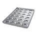 Chicago Metallic 42345 Burger Bun Pan, Makes (24) 4 1/4" Rounds, AMERICOAT Glazed 26 Ga Aluminized Steel-cityfoodequipment.com